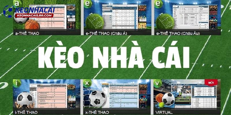 Một số loại kèo bóng đá nhà cái phổ biến hiện nay